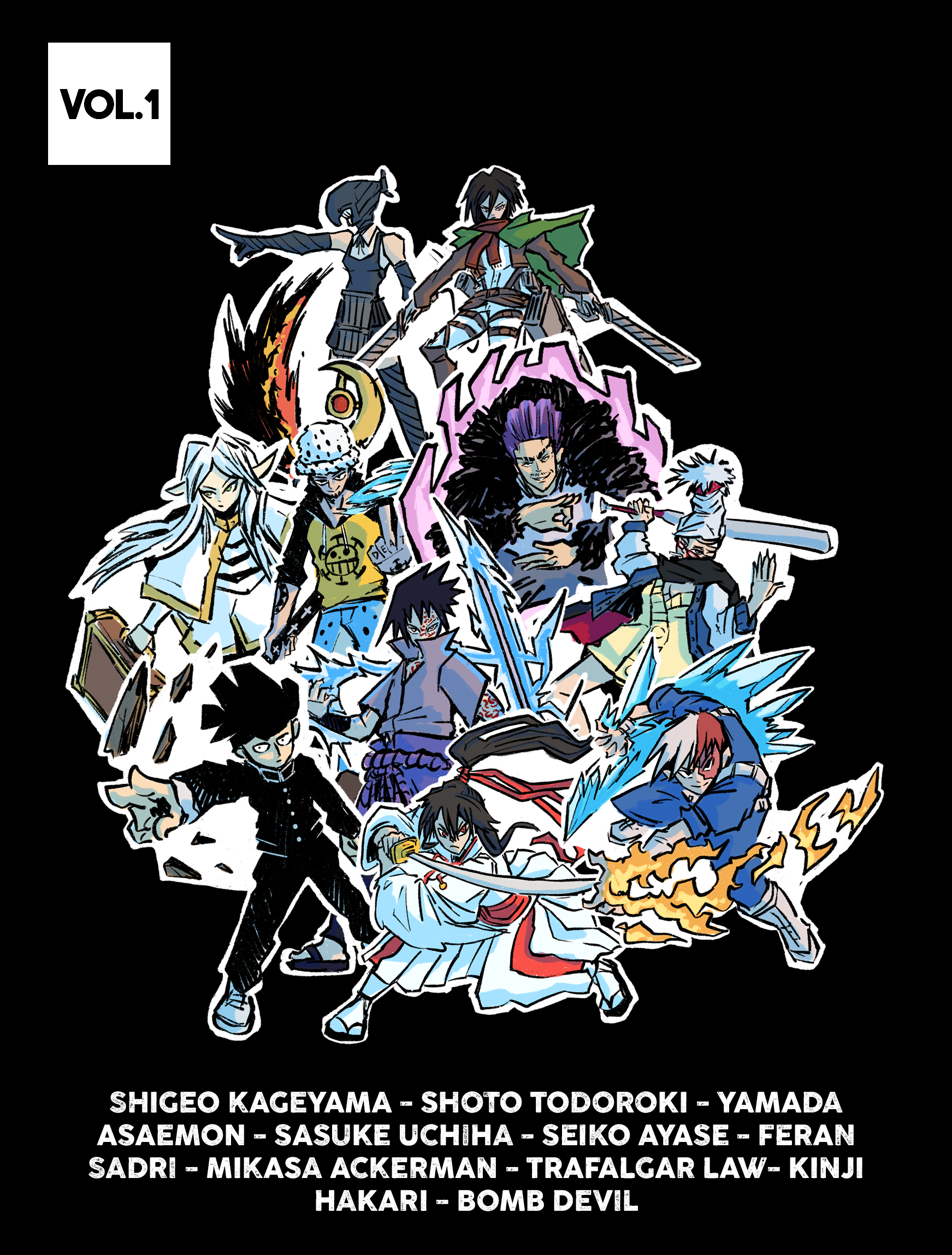 Anime Sticker Pack VOL1