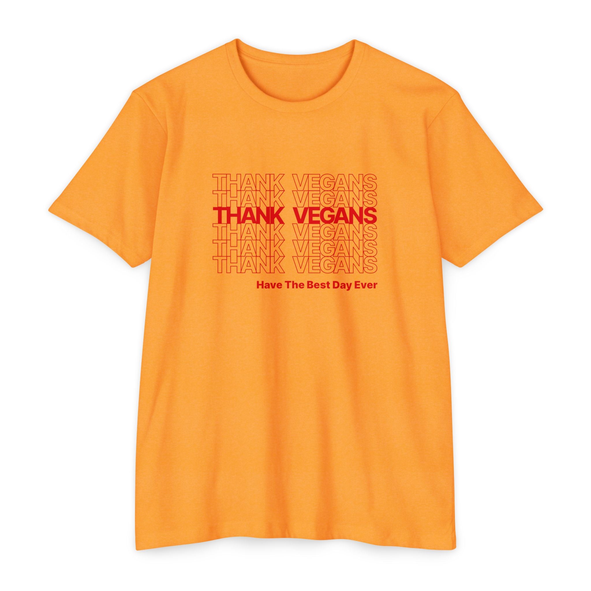 "THANK VEGANS"